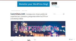 Desktop Screenshot of lucesitas.com